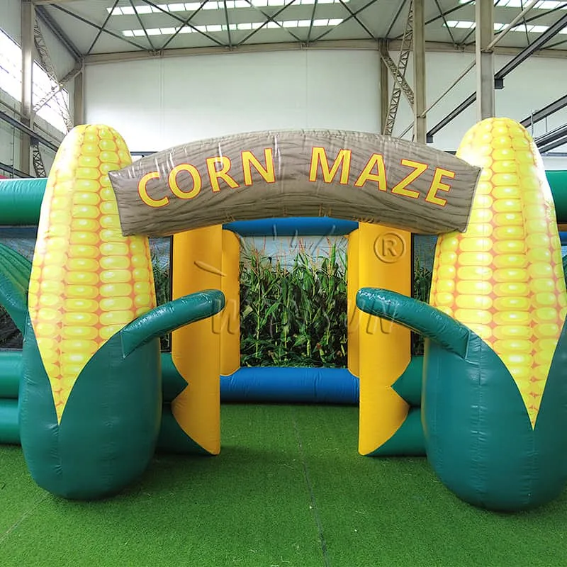 Inflatable Corn Maze for Pumpkin Patches and Farms